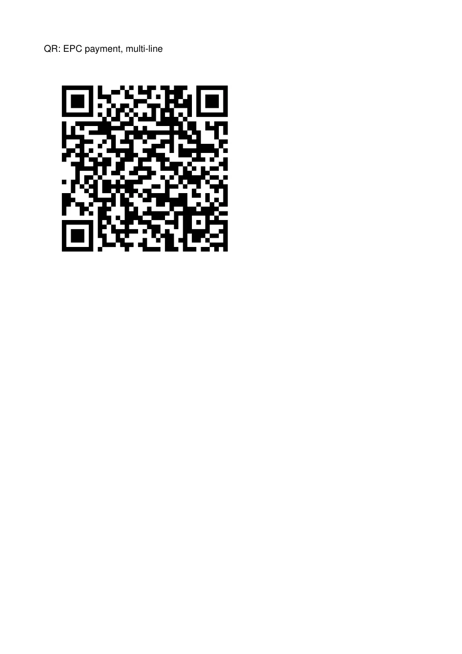 Page 2 of the barcode test sheet, rendered by Tagua.
